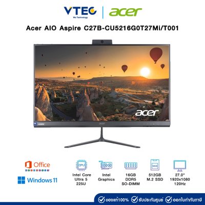 Acer AIO Aspire C27B-CU5216G0T27Mi/T001