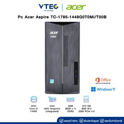 Pc Acer Aspire TC-1785-1448G0T0Mi/T00B