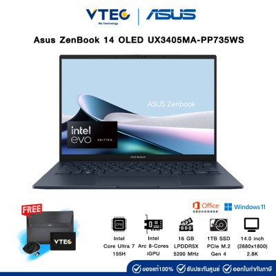 Asus ZenBook 14 OLED UX3405MA-PP735WS