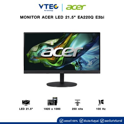 MONITOR ACER LED 21.5" EA220Q E3bi