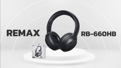 REMAX Headphone BT RB-660HB (Black)
