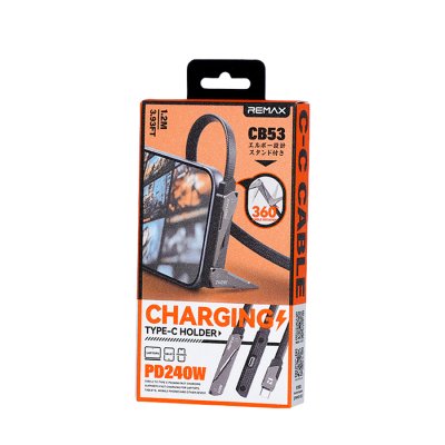 REMAX Cable Type-C to Type-C 240W(CB53,Black)