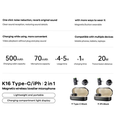 Stream and microphone K16i