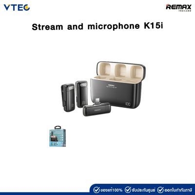 REMAX Stream and microphone K15i Black