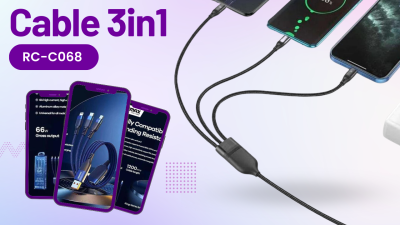Cable 3in1 1M