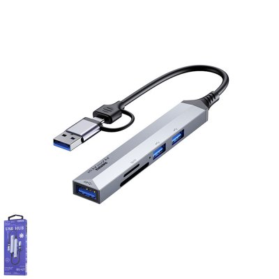 REMAX HUB 5 IN 1 TYPE-C+USB RU-U7