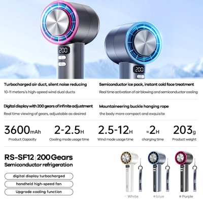 Remax Fan High-speed Handheld RS-SF12