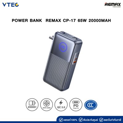 Power Bank 20000mAh 65W(CP-17,Gray)