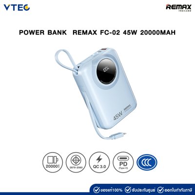 REMAX Power Bank 20000mAh 45W