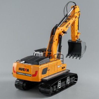 รถแม็คโคร Huina 1599 เหล็กทั้งคัน 2.4GHz 2023 Excavator 24CH 1:14 ระบบเซอร์โว