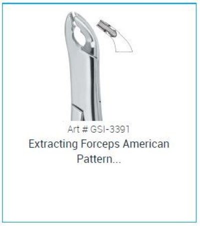 Dental Extracting Forcep