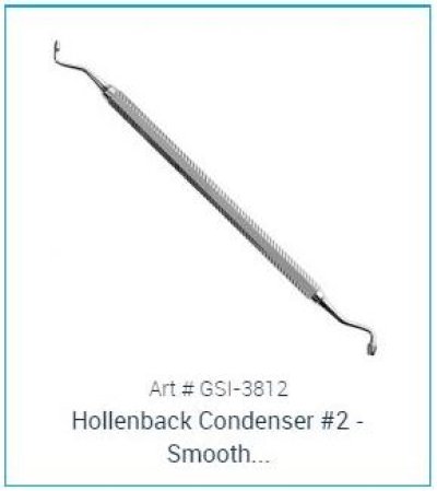 Dental Amalgam Condensers and Pluggers