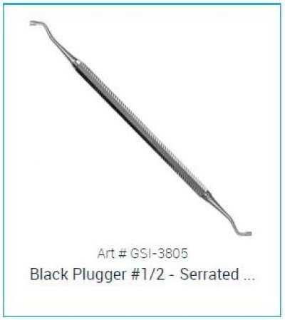 Dental Amalgam Condensers and Pluggers