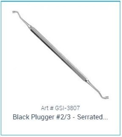 Dental Amalgam Condensers and Pluggers