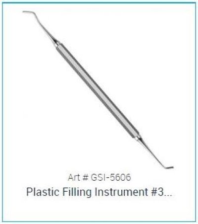 Dental Plastic Filling Instruments