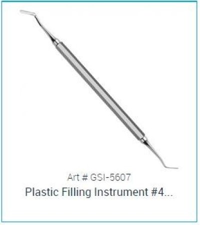 Dental Plastic Filling Instruments