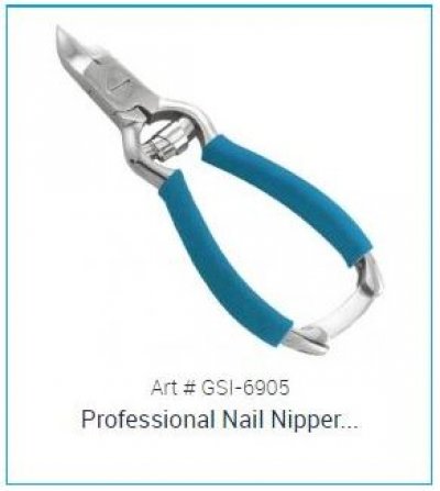Beauty Nail Nipper Blue Coated