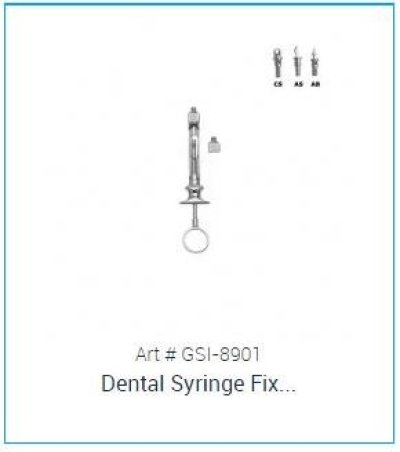 Orthodontin Dental Syringes