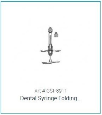 Orthodontin Dental Syringes