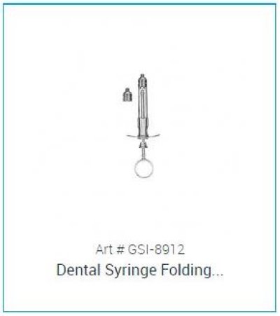 Orthodontin Dental Syringes