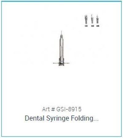 Orthodontin Dental Syringes