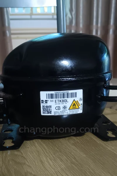 คอมตู้เย็น ETK80L คอมเพรสเซอร์ตู้เย็น 2 ประตู