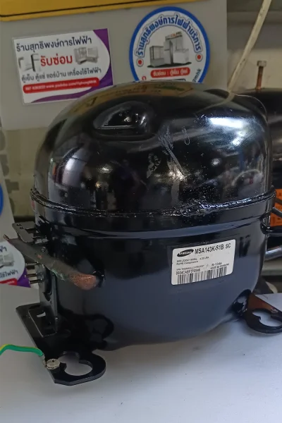 คอมเพรสเซอร์ตู้เย็น SAMSUNG MSA143K-S1B น้ำยา R134a