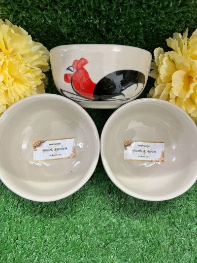 ของชำร่วยงานศพถ้วยซุปตราไก่ใส่ถุงไหม