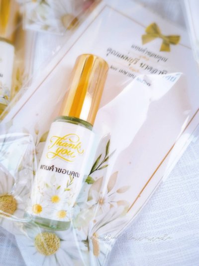 ของชำร่วยพิมเสนน้ำหัวลูกกลิ้ง 5 CC พร้อมกระดาษรอง