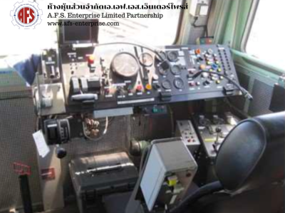 เครื่องเกลี่ยหินโรยทางและเครื่องเพิ่มความมั่นคงทางรถไฟ รุ่น KSP 2002