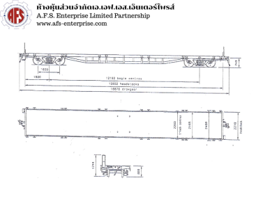 Container Flat Wagon (UK Model)