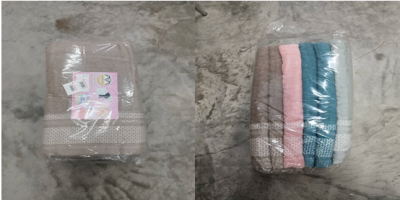 ผ้าขนหนูสีเขียวหัวใจ-คละสี/แสงทวี