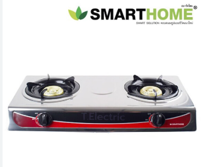 เตาแก๊สสแตนเลสหัวคู่ EC-GA2H-03