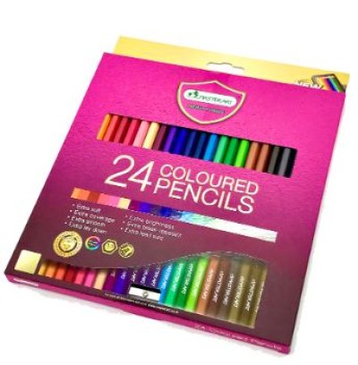 มาสเตอร์อาร์ตดินสอสีแท่งยาว24สี บรรจุ12ชิ้น/แพ็ค ราคา99บาท/ชิ้น