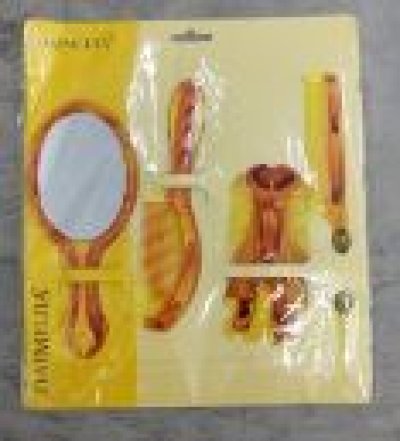 6014-1#ชุดหวี+กระจก 12ชิ้น/แพ็ค ราคา20บาท