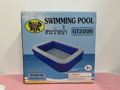 GT200#สระว่ายน้ำลายปลาโลมาคู่