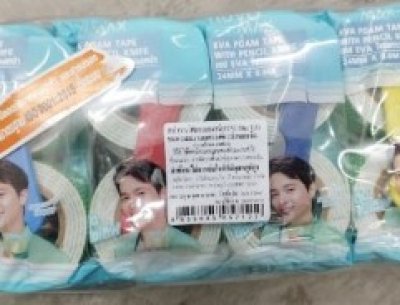 เทป EVA โฟมกาวสองหน้า MAX (24mm-0.8 m) บรรจุ12ชิ้น/แพ็ค ราคา20บาท/ชิ้น