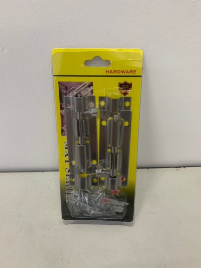 PL-5381#กลอนประตู 3" บรรจุ12ชิ้น/แพ็ค ราคา20/ชิ้น