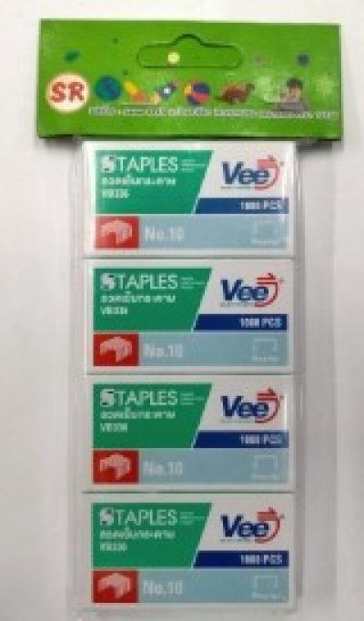 SR-267 ลวดเย็บ No.10 ขนาด 1*4 บรรจุ12ชิ้น/แพ็ค ราคา20บาท/ชิ้น