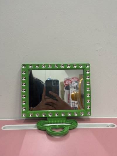 A-8056#กระจกขอบเพชร 12ชิ้น/แพ็ค ราคา20บาท