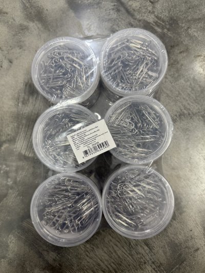 20458#คลิปหนีบกระดาษ 6ชิ้น/แพ็ค ราคา 20 บาท
