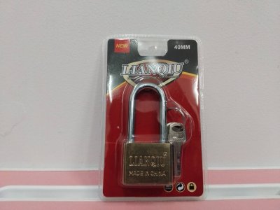 A286-14#กุญแจลูกปืนสีทอง 40ยาว