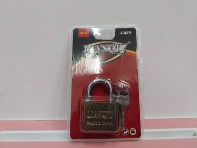 A286-10#กุญแจลูกปืนสีทอง 40สั้น