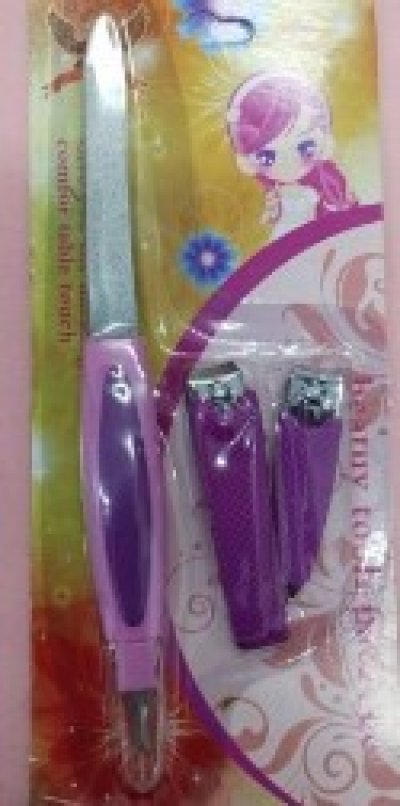 14650#ชุดกรรไกรตัดเล็บ+ตะไบ 12ชิ้น/แพ็ค ราคา20บาท