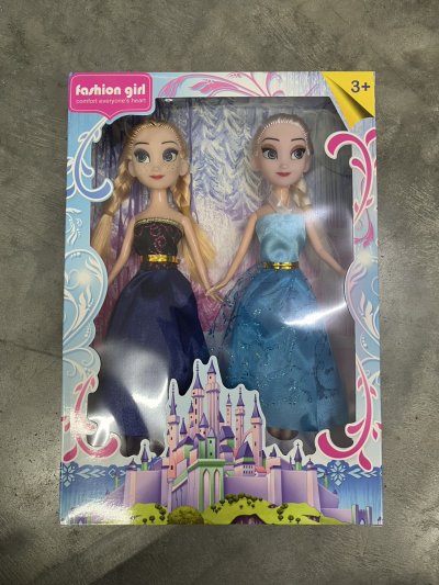 256E6-8#ตุ๊กตา 2 ตัวกล่อง