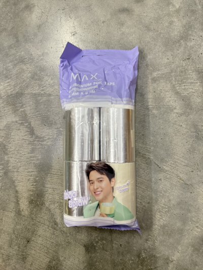 เทปปะหม้อฟอยด์ 60 มม. แพ็ค / 12 ชิ้น ราคา 20 บาท