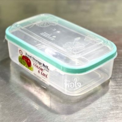 C-911-C#กล่องผืนผ้า-ขอบคละสี-ใหญ่ บรรจุ12ชิ้น/แพ็ค ราคา25บาท/ชิ้น