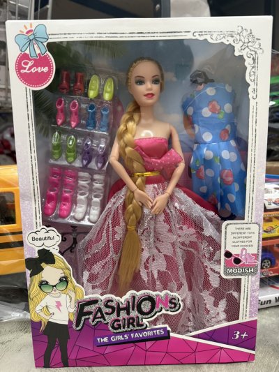 551642#ตุ๊กตาผมเปียมีรองเท้ากล่อง 1064