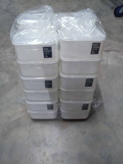 A-149/2W#กล่องฝาล็อค(ตัวขาวทึบ/ฝาใส)แพ็ค2 บรรจุ12ชิ้น/แพ็ค ราคา25บาท/ชิ้น
