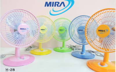 พัดลมมิร่า 8นิ้ว#M-28 MIRA